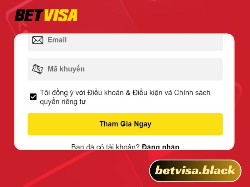 Đăng ký Betvisa