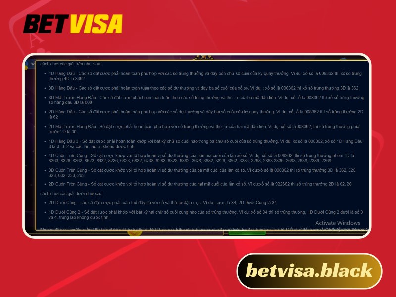 xổ số Betvisa